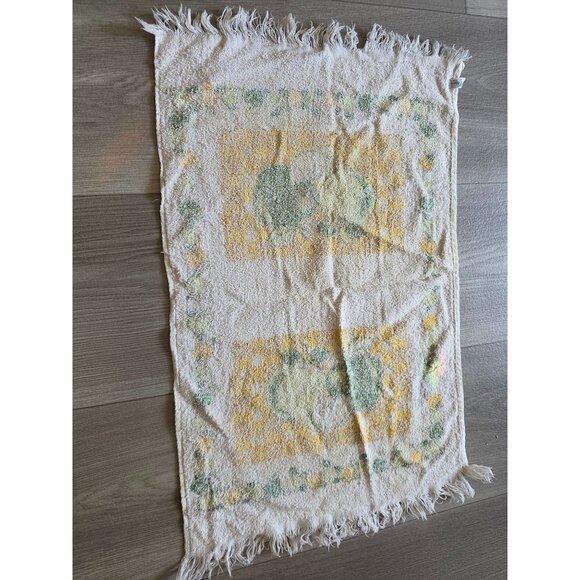 Vintage Cannon Apple Design Cotton Tea Towel With Fringe - Picture 5 of 8